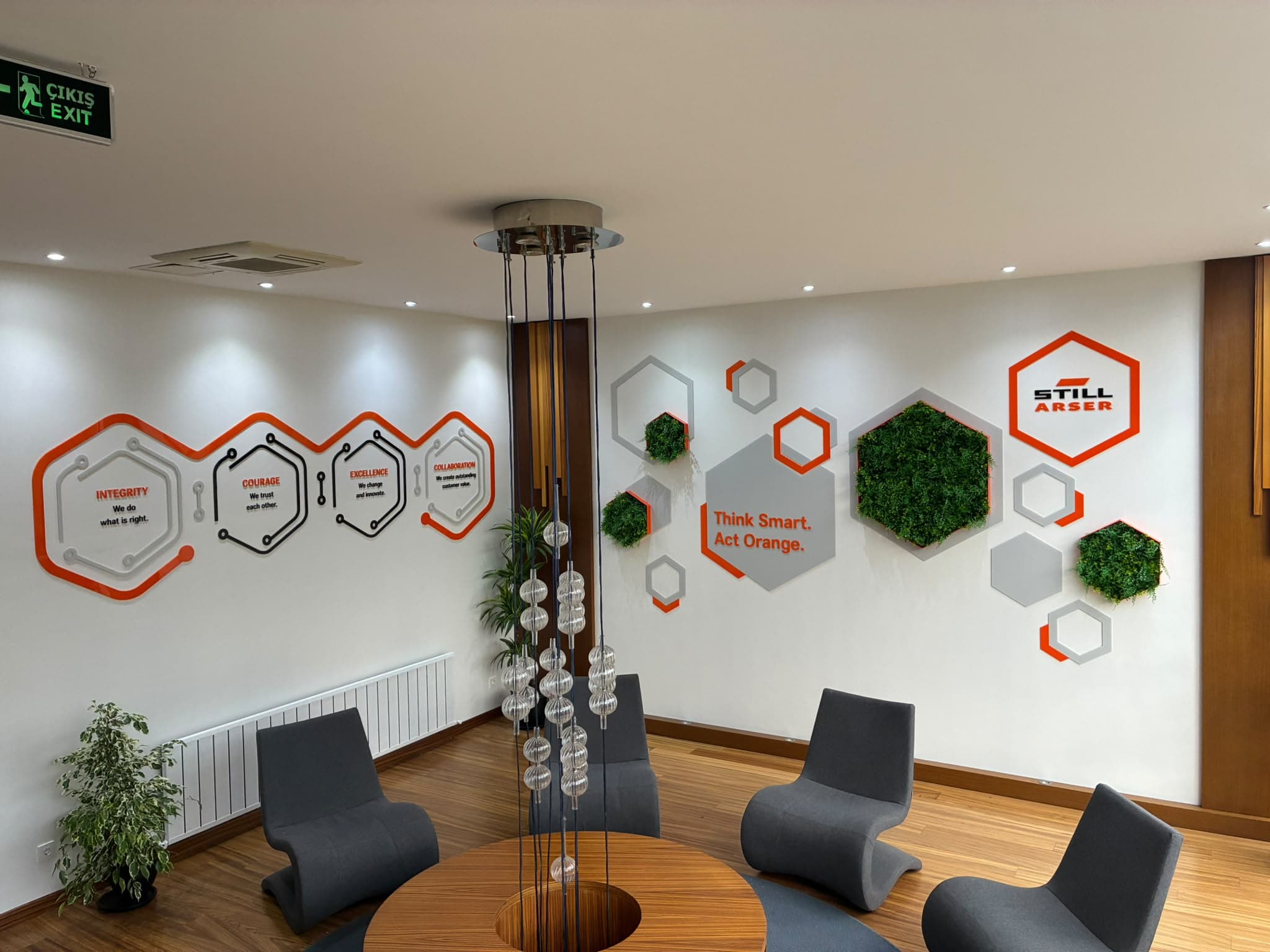 Ofis Banko Arkası Tabela