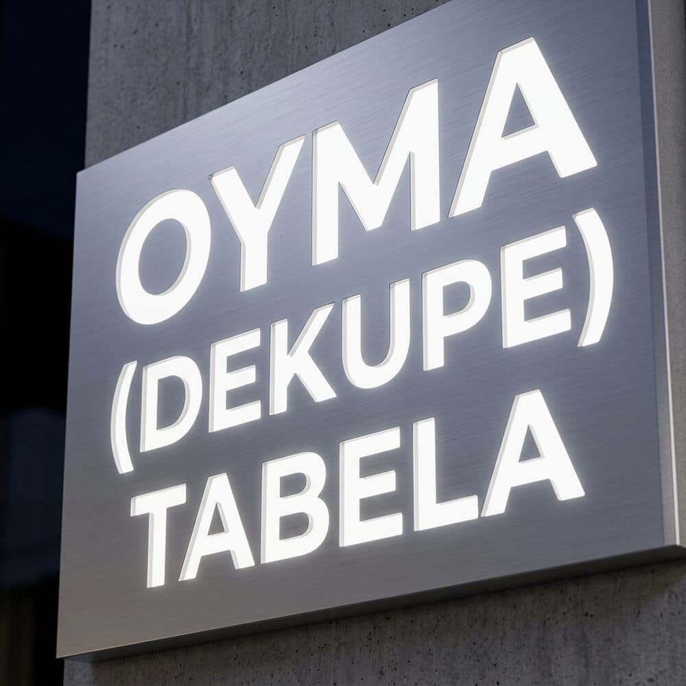 Oyma (Dekupe) Kompozit Tabela