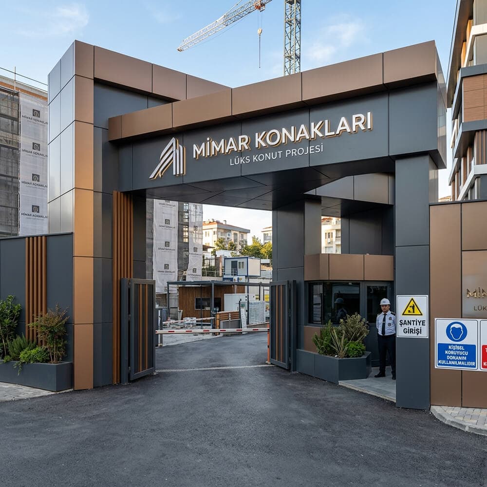 Kompozit / Özel Şantiye Girişi