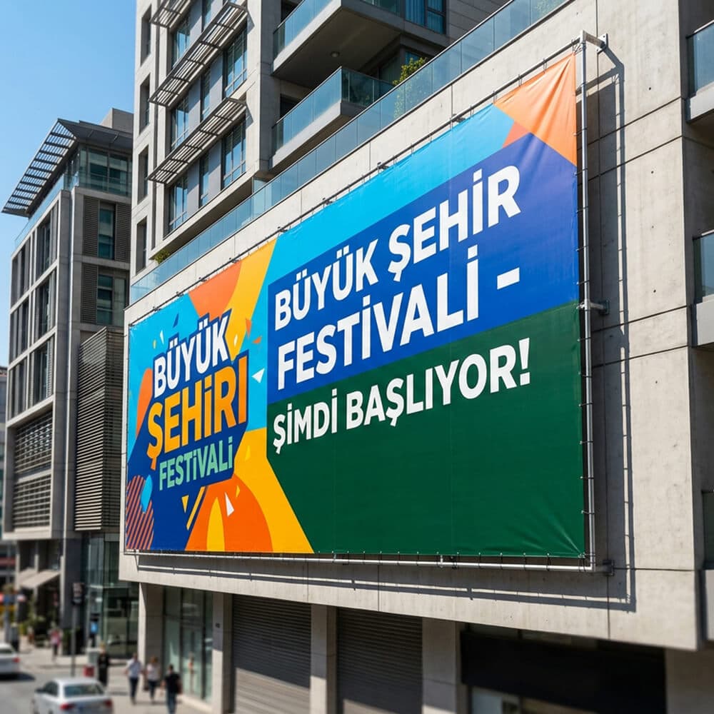Büyük Ebat Vinil Branda Baskı